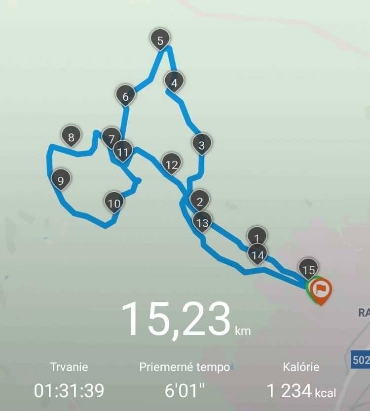 RK trat 15km